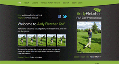 Desktop Screenshot of andyfletchergolf.co.uk